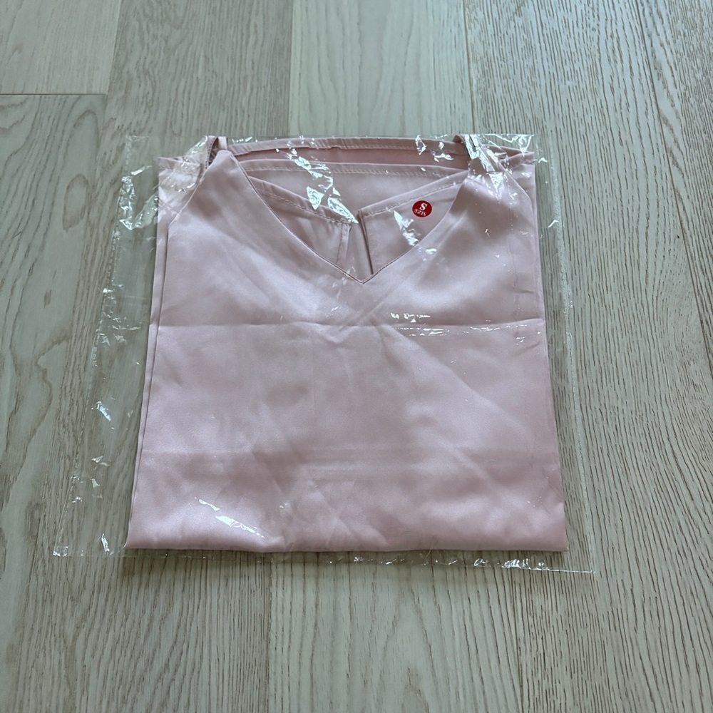 Pink satin camisole - Size S - BNIP